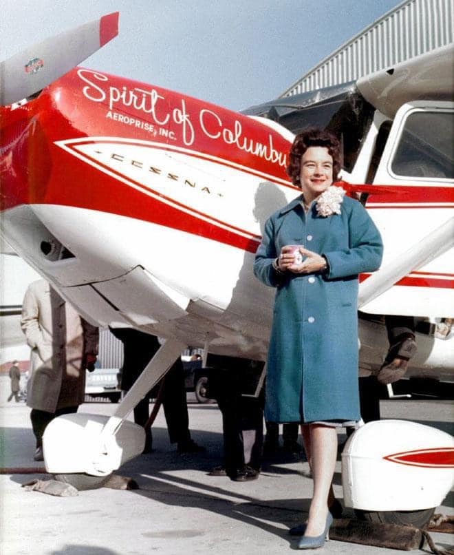 Jerrie Mock's historic solo flight around the world