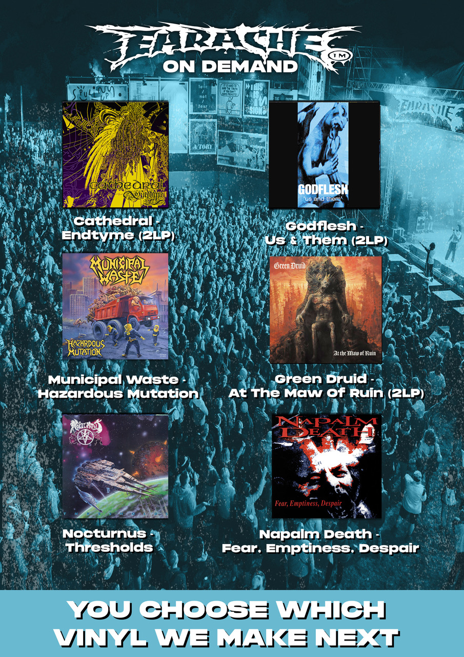 On Demand CD release with Napalm Death and Carcass