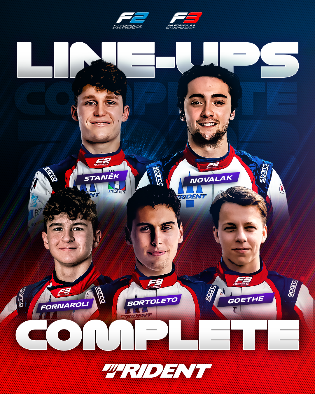 FIA Formula 2 - We've got a full house over at Trident! 🏡 The Italian ...