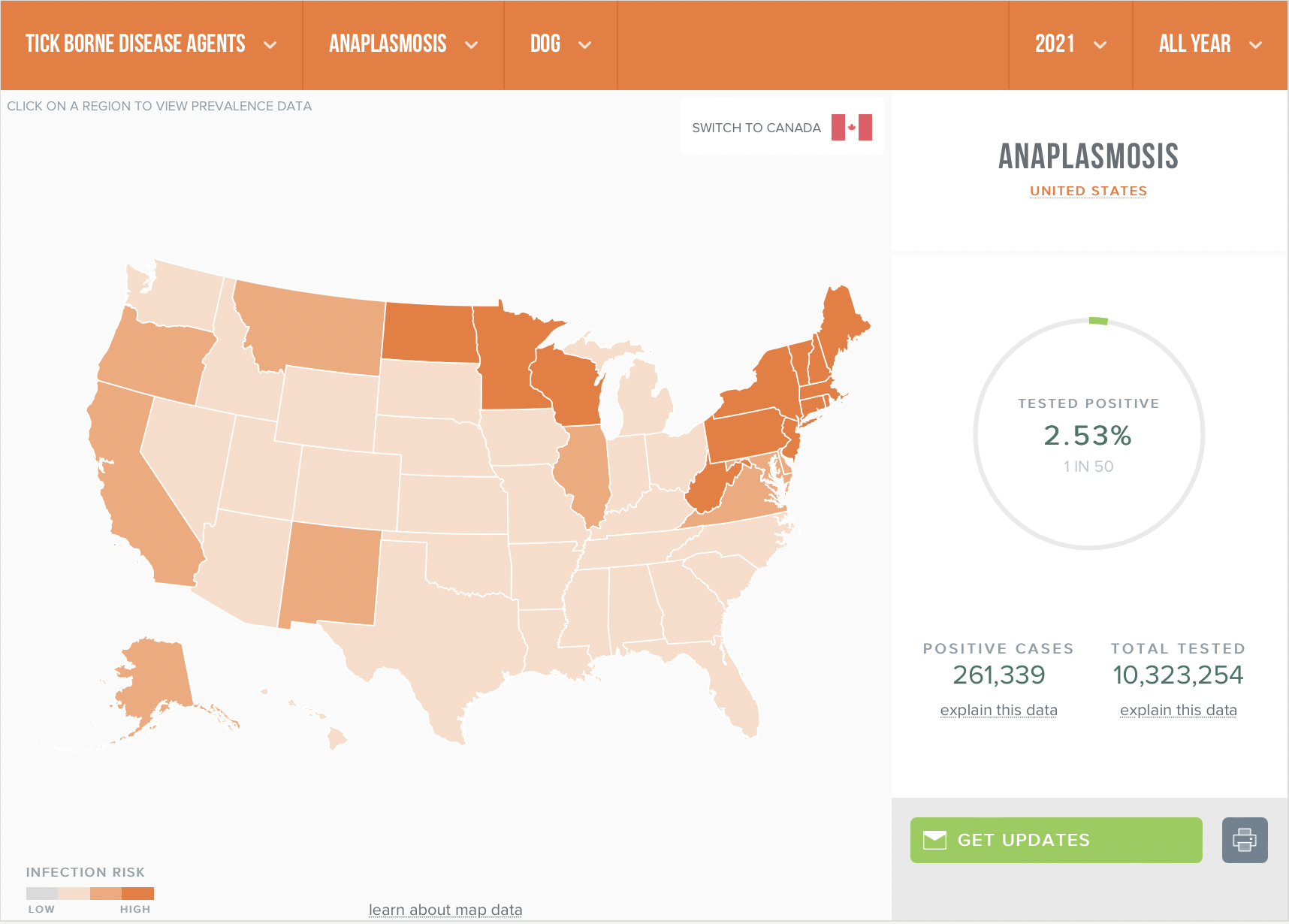 CAPC maps are updated!... - Companion Animal Parasite Council | Facebook