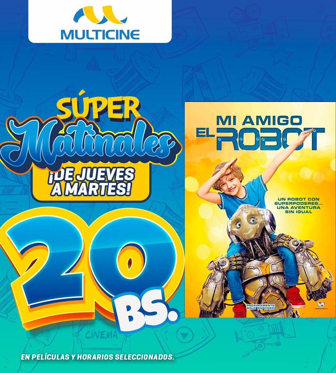 ¡#MiAmigoElRobot es el estreno... - Multicine Bolivia | Facebook