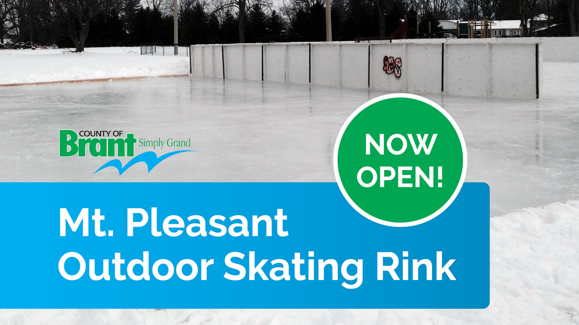 County of Brant - The outdoor skating rink at Mount... | Facebook