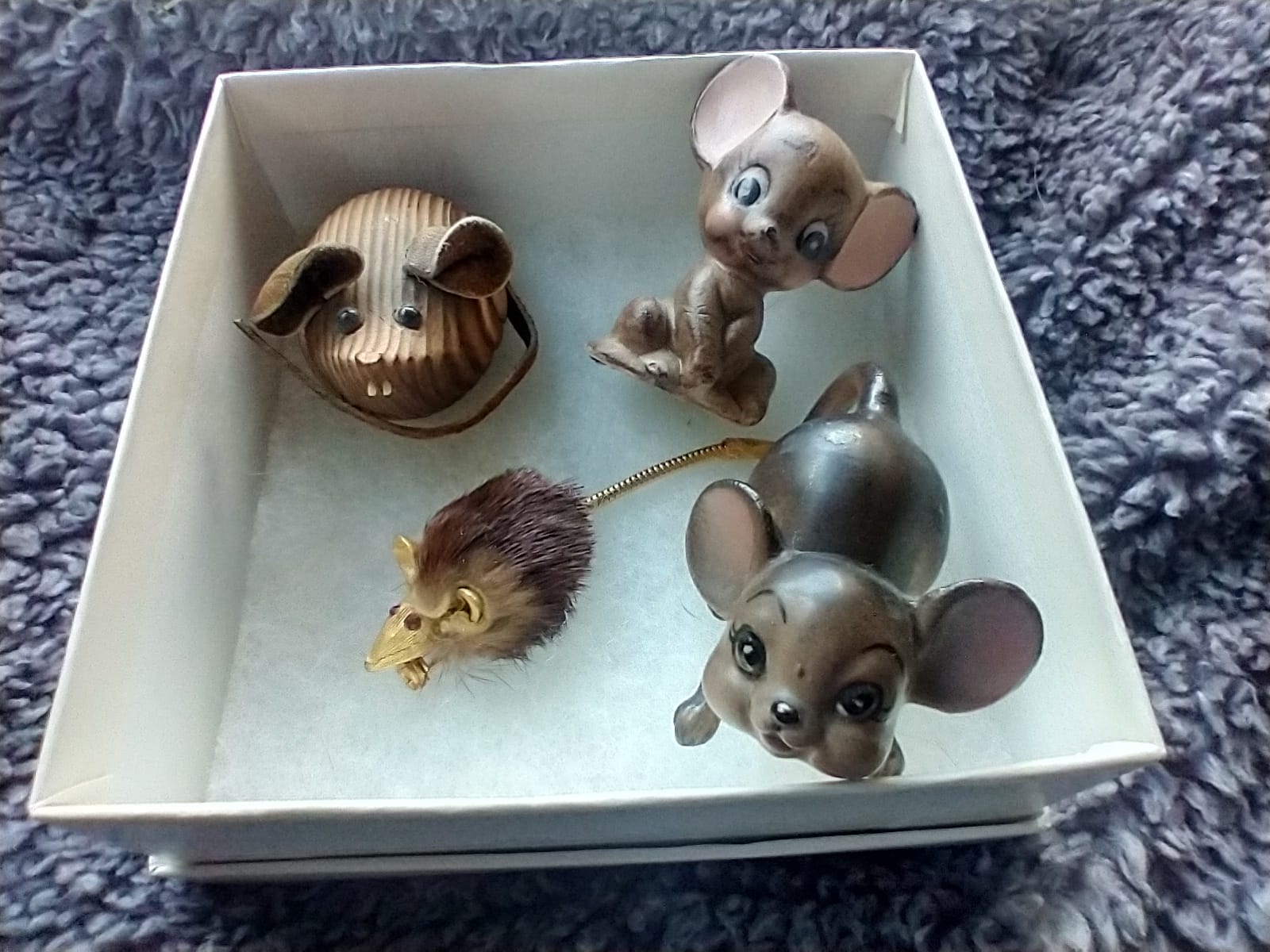 Mouse collection thrift store finds, what are they?