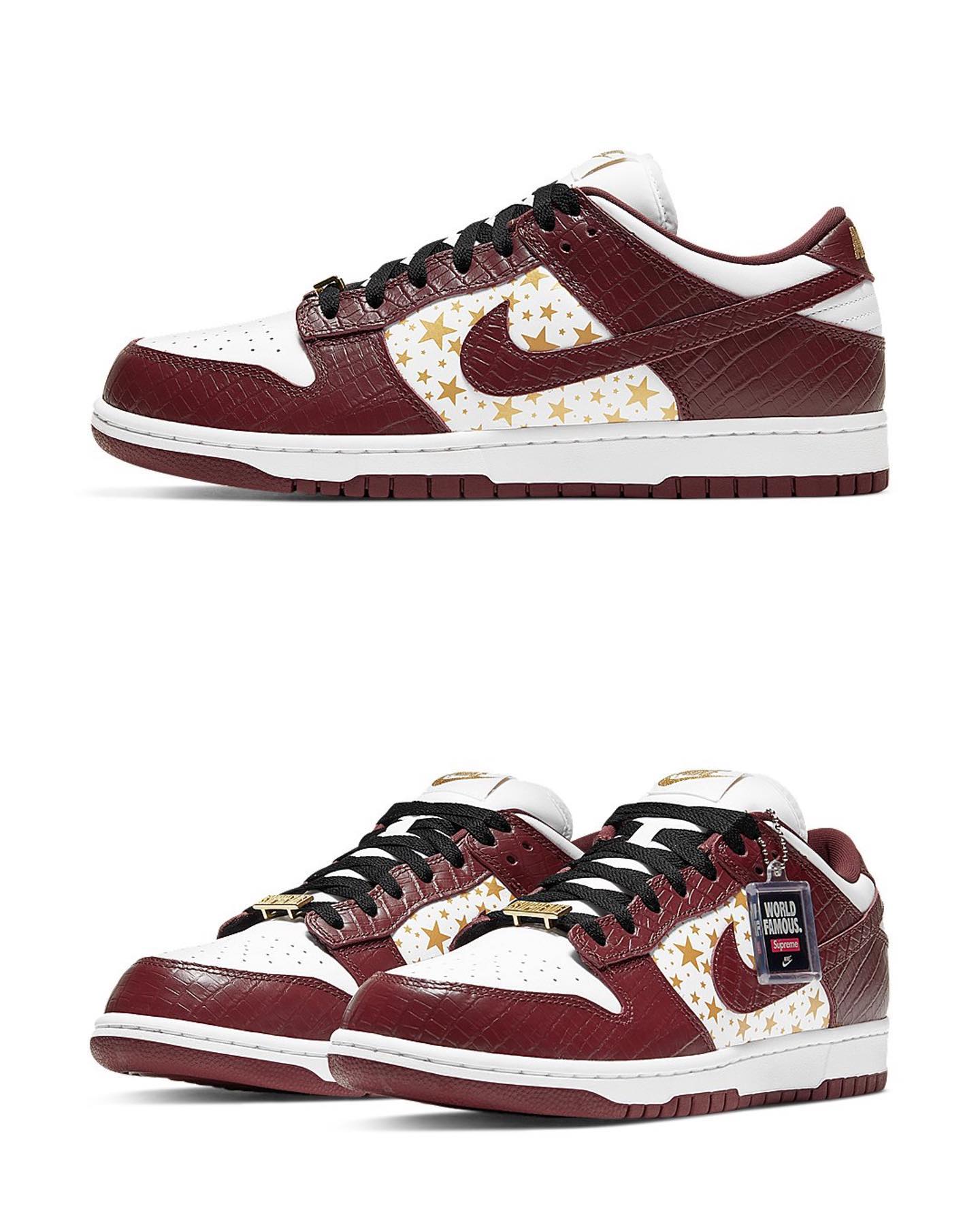 Official looks at the Supreme x Nike SB Dunk Low “Black” and