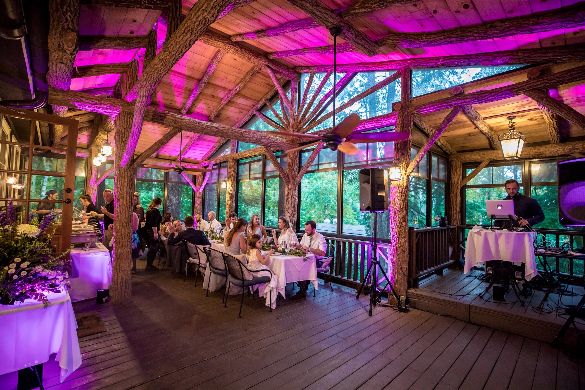Our beautiful Locust Deck is the... - Lake Rabun Hotel