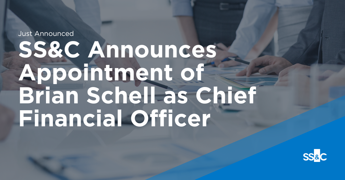 SS&C Technologies - SS&C today announced the appointment of Brian ...