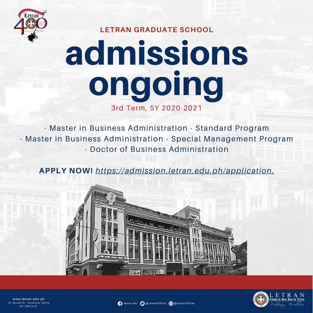 Colegio de San Juan de Letran - Take the step to advancing your career ...