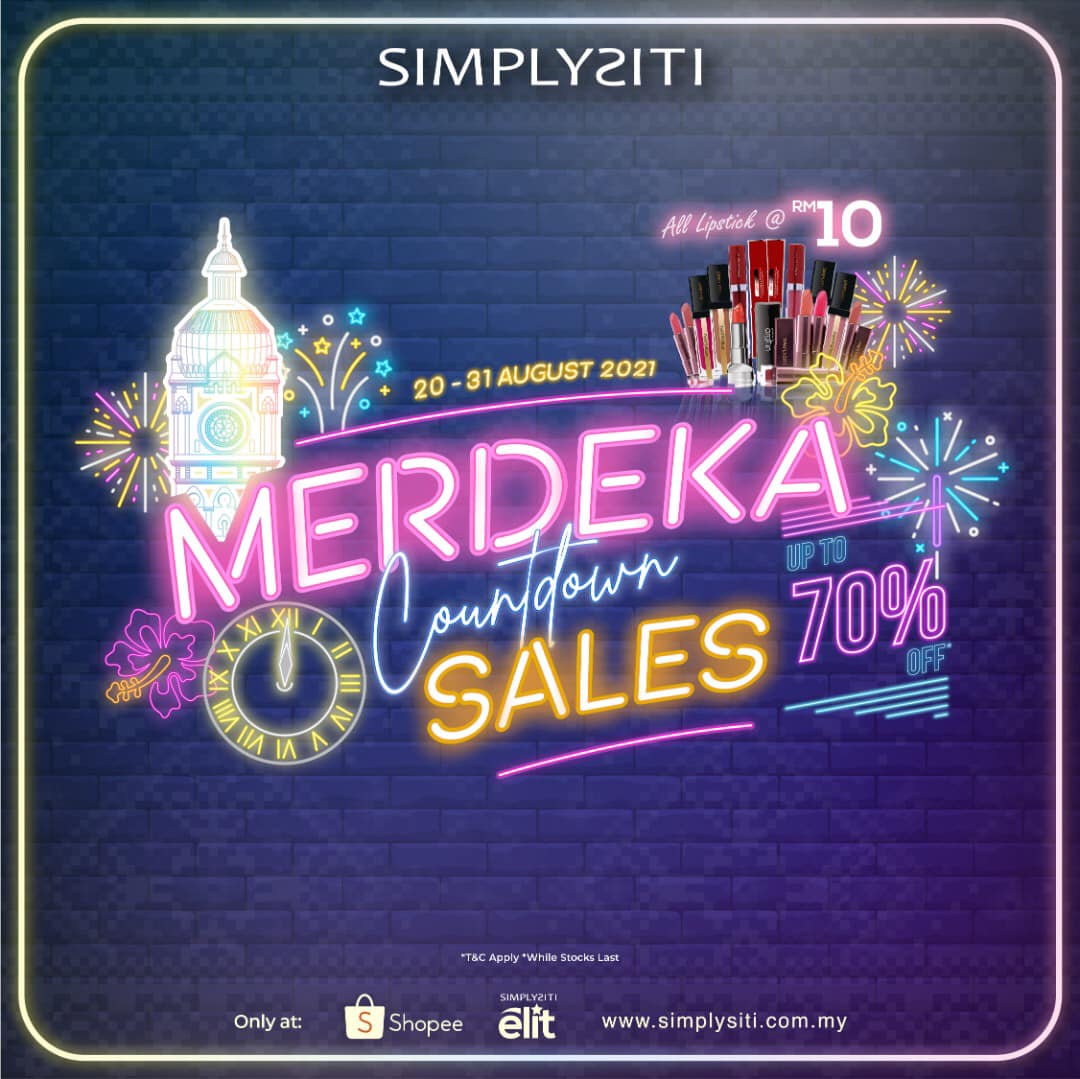 SIMPLYSITI - 🇲🇾 MERDEKA COUNTDOWN SALES! 🇲🇾 Sempena...