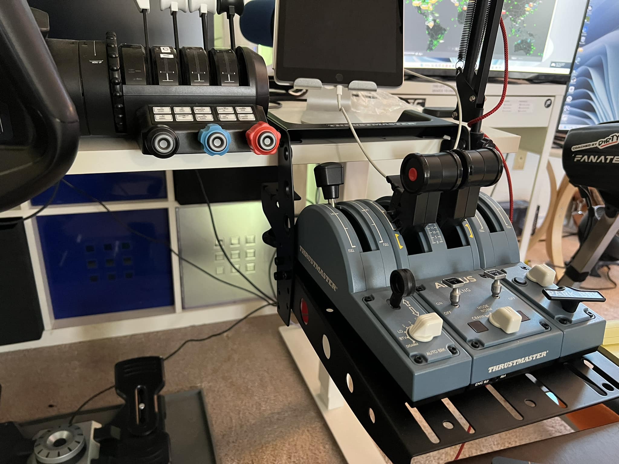 DIY Airbus throttle quadrant for Microsoft Flight Simulator
