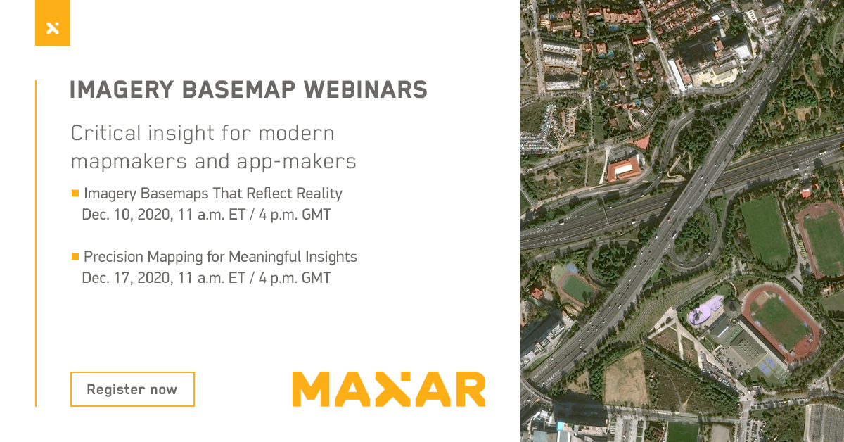 Maxar - Join us for a 2-part Imagery Basemaps Educational... | Facebook