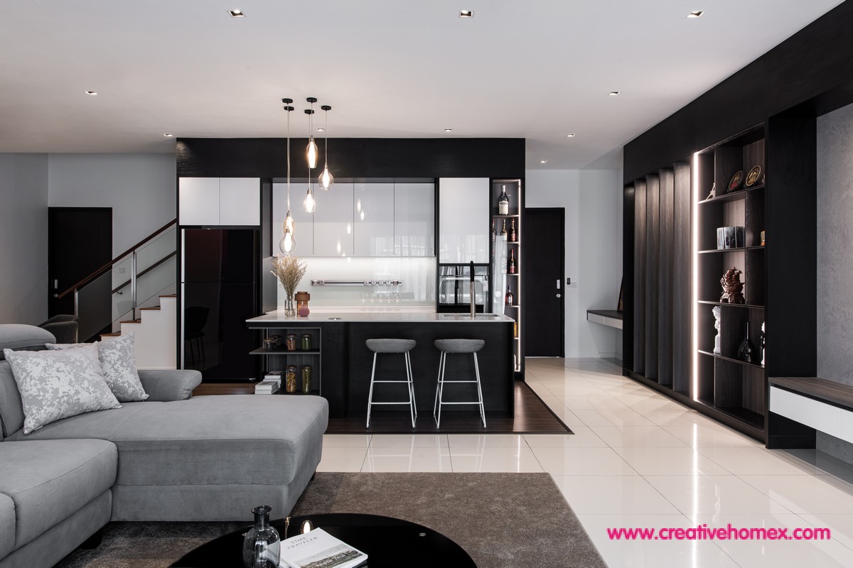 The Sleek Side of Minimalism: Sleek surfaces and a minimalist backdrop ...