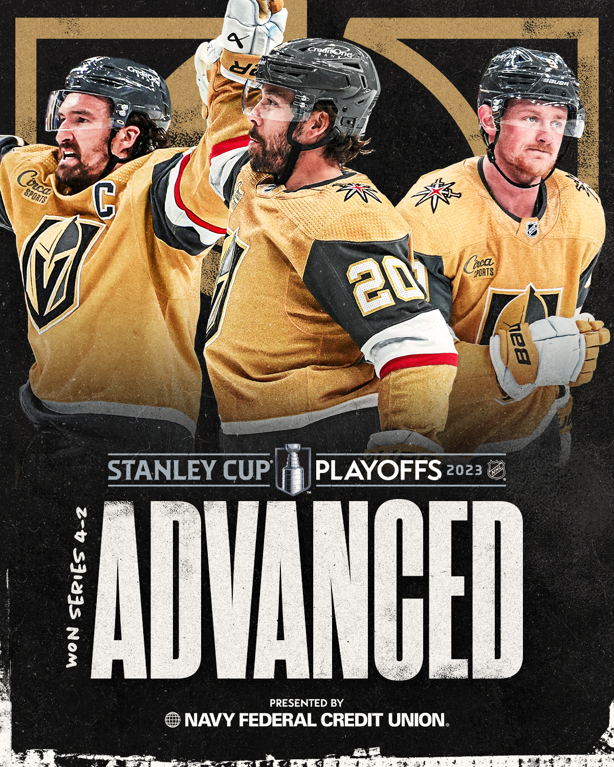 NHL - 🎰 VEGAS MOVES ON 🎰 The Vegas Golden Knights win their series over ...