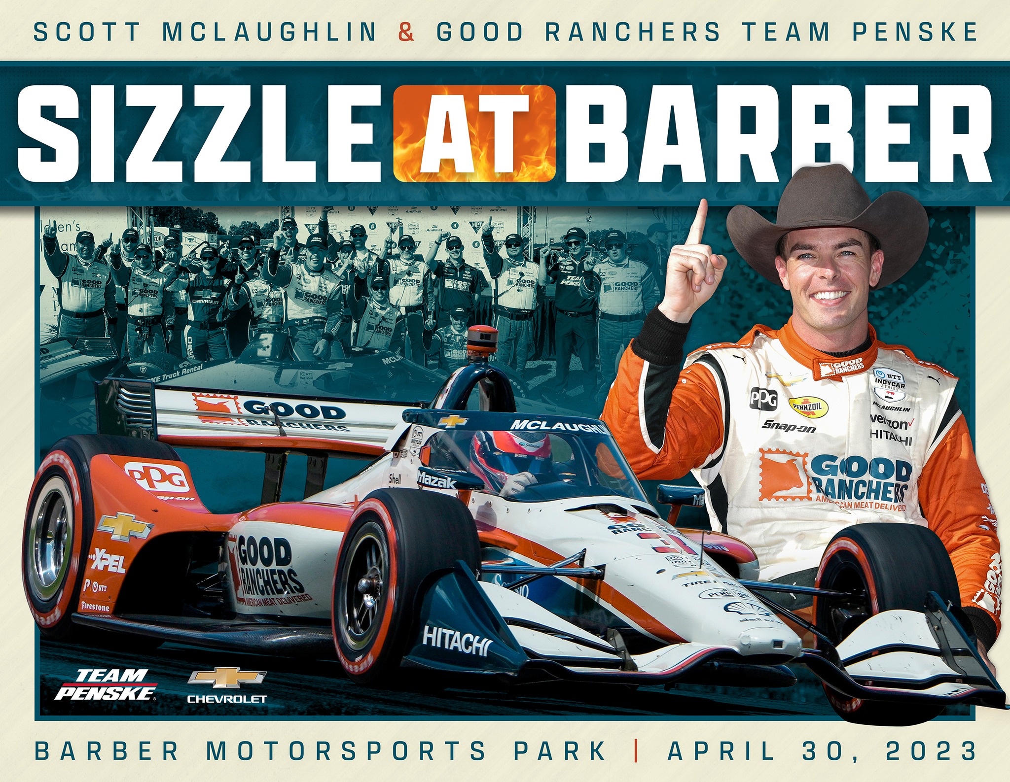 Mazak - Scott McLaughlin and the No. 3 Good Ranchers Chevrolet team ...