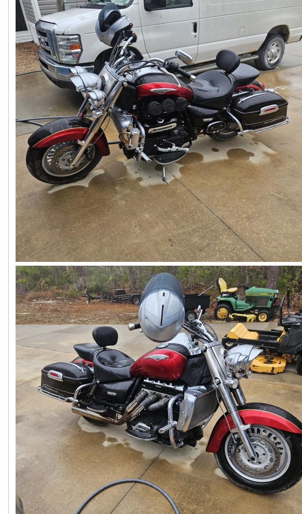 This is our race bike from the factory, 9rwhp stock, now 48rwhp
