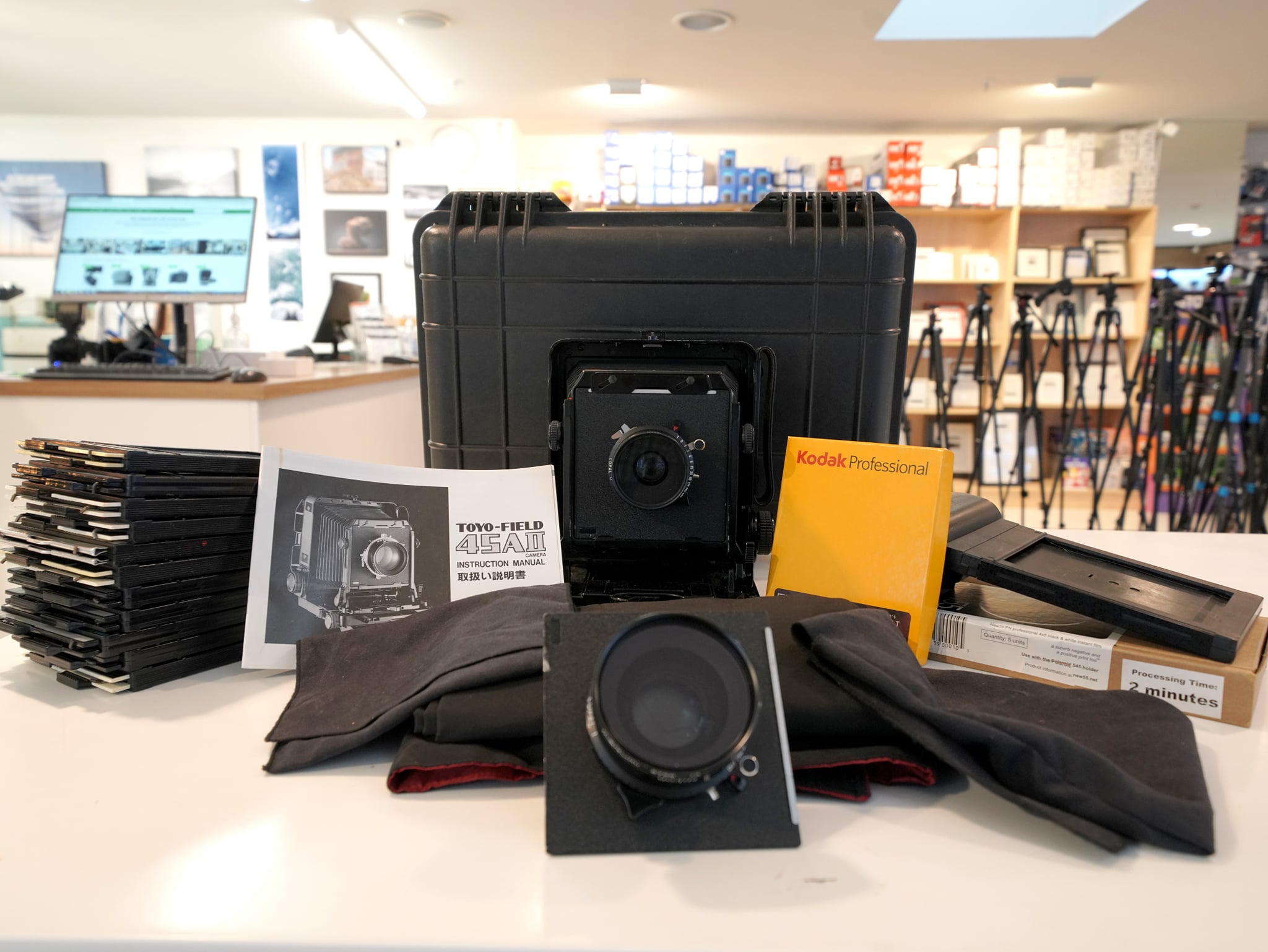 Toyo 69/45 roll film holder for 4x5 cameras