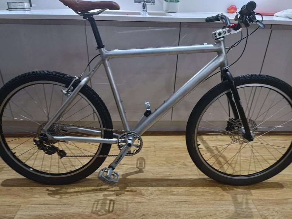 Restored 2009 Cannondale Bad Boy with disc brakes