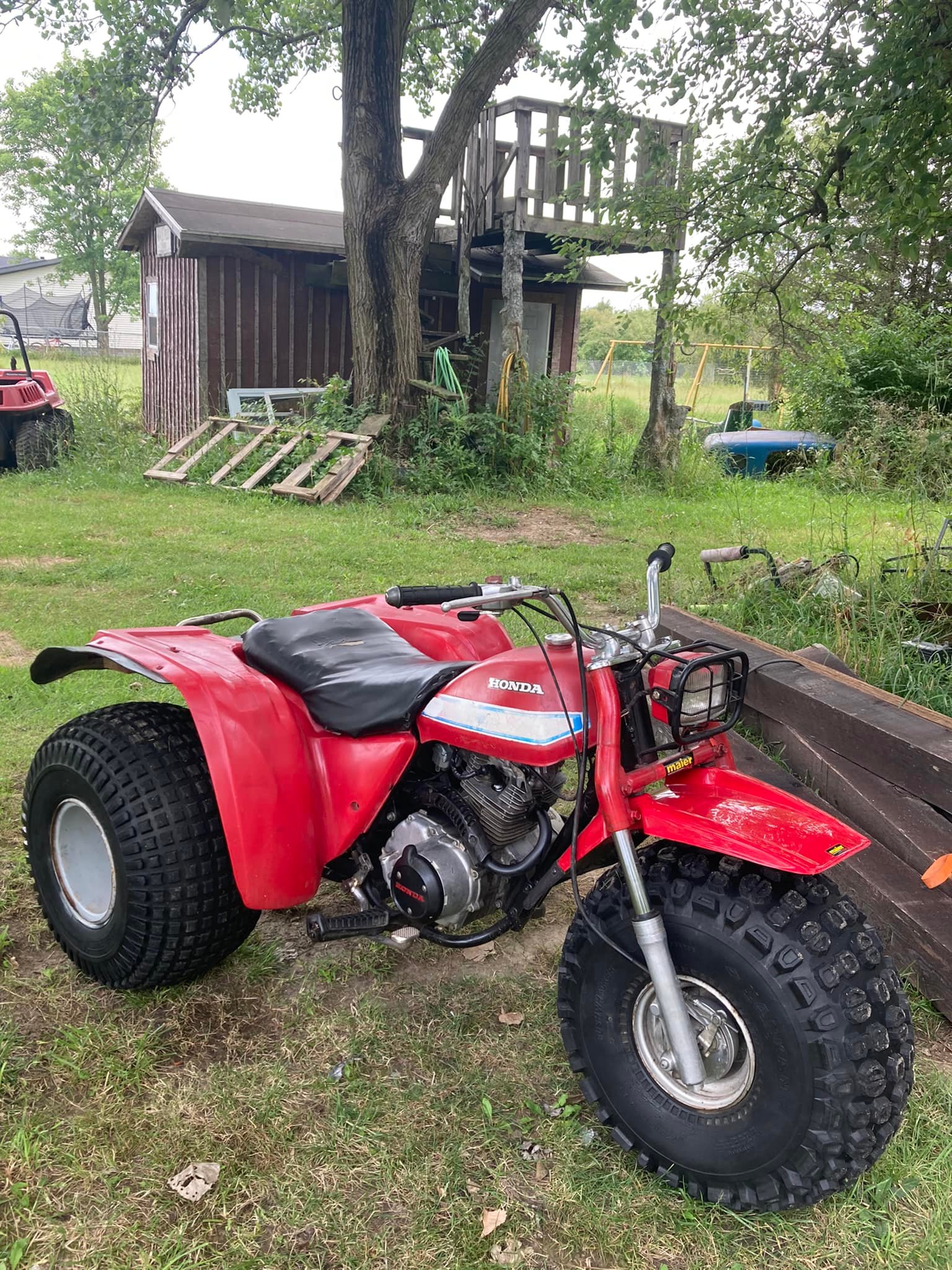 This is my 1983 Honda atc 200s I