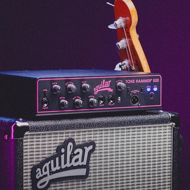 Tone with a purpose. 🎀🩷 The AG Preamp/DI Pedal – Breast Cancer