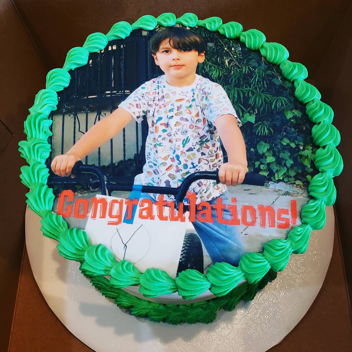 Custom photo cake... - Delicious Edibles Custom Cake Bakery | Facebook