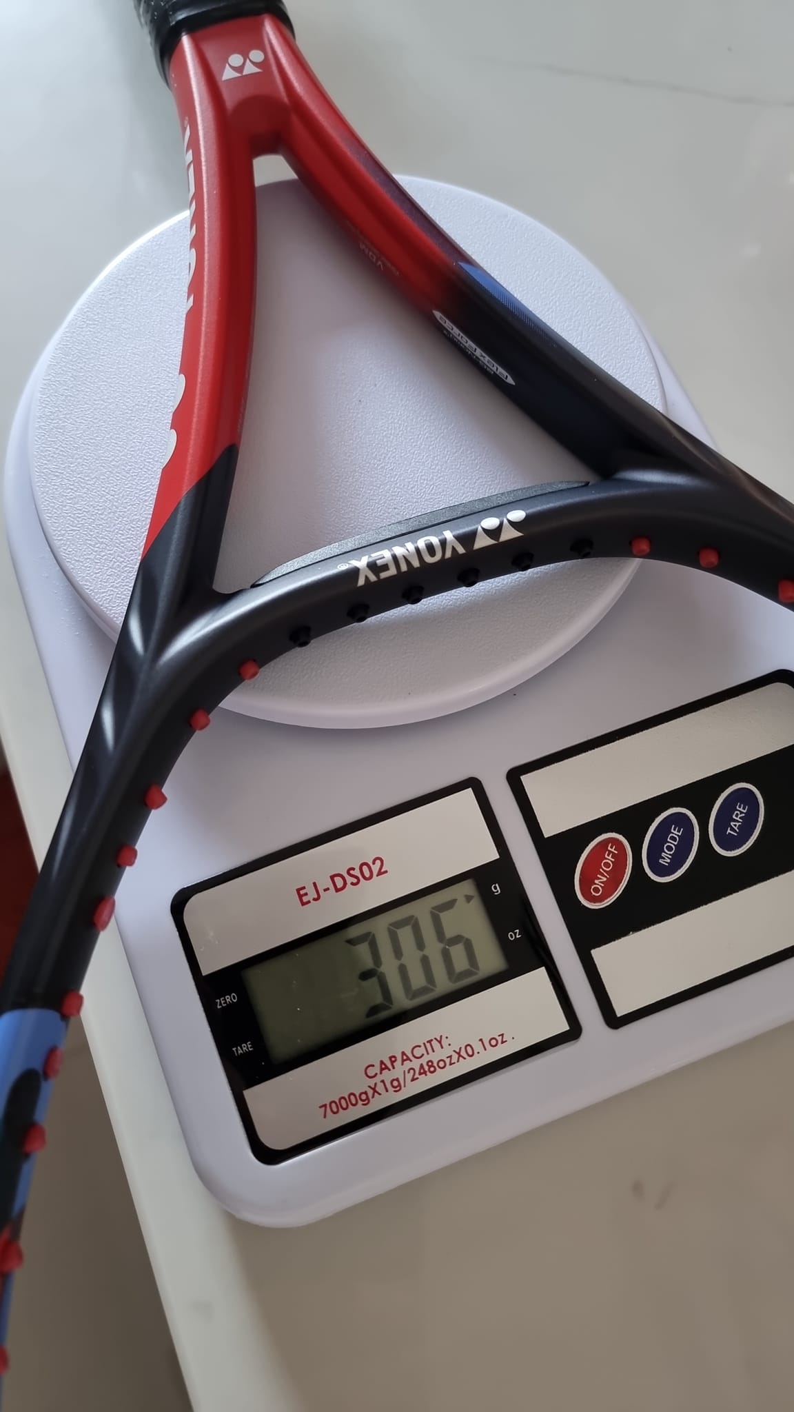 Has anyone received a 2023 Yonex VCore 98 racquet out of spec?