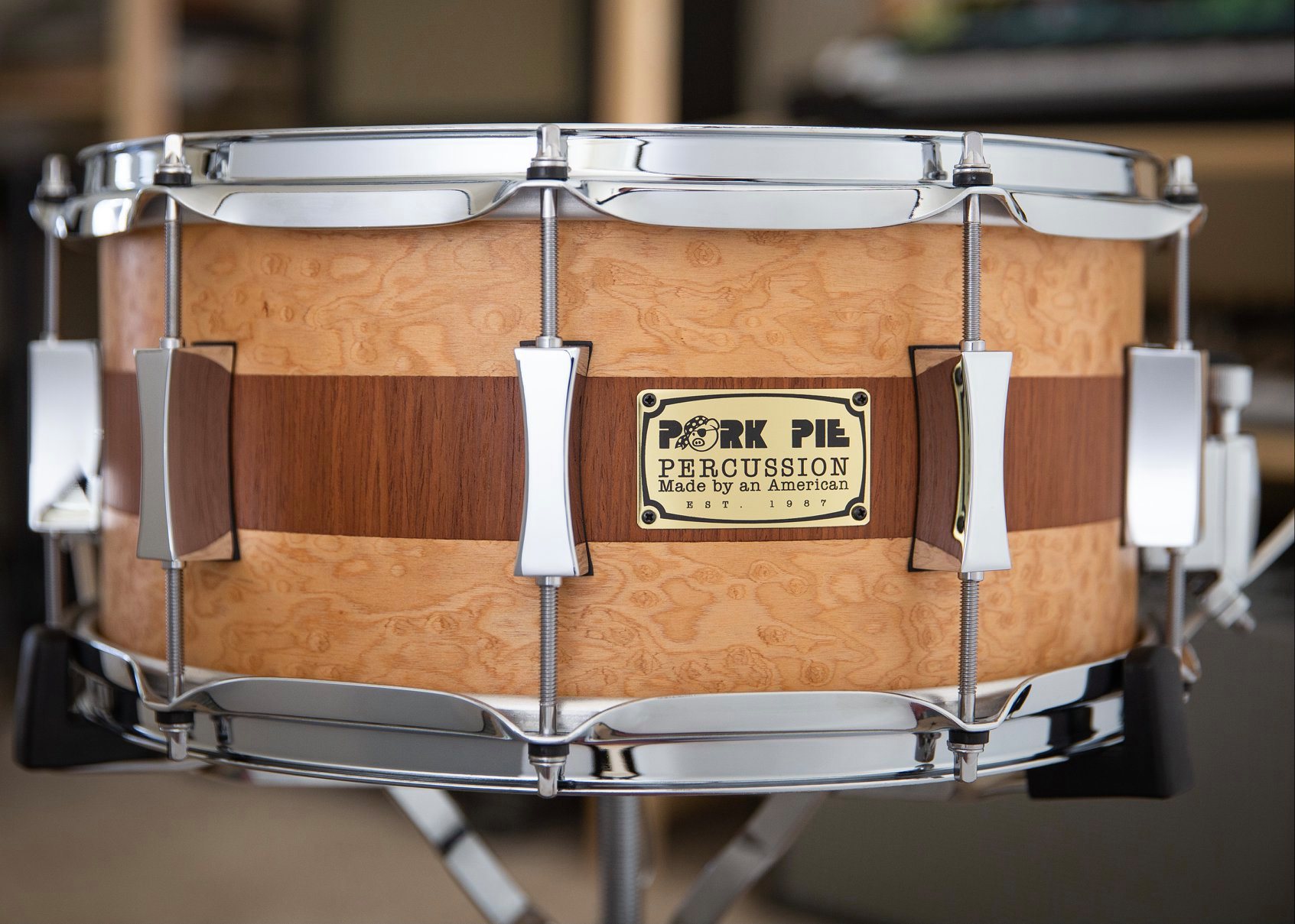 Packed with the crack of an 8-ply American maple shell and wrapped
