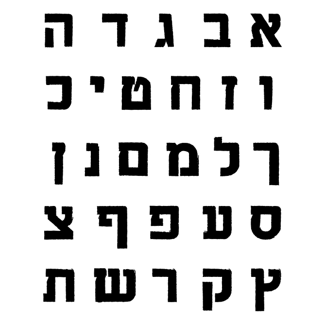 Which letters do... - Israel Institute of Biblical Studies