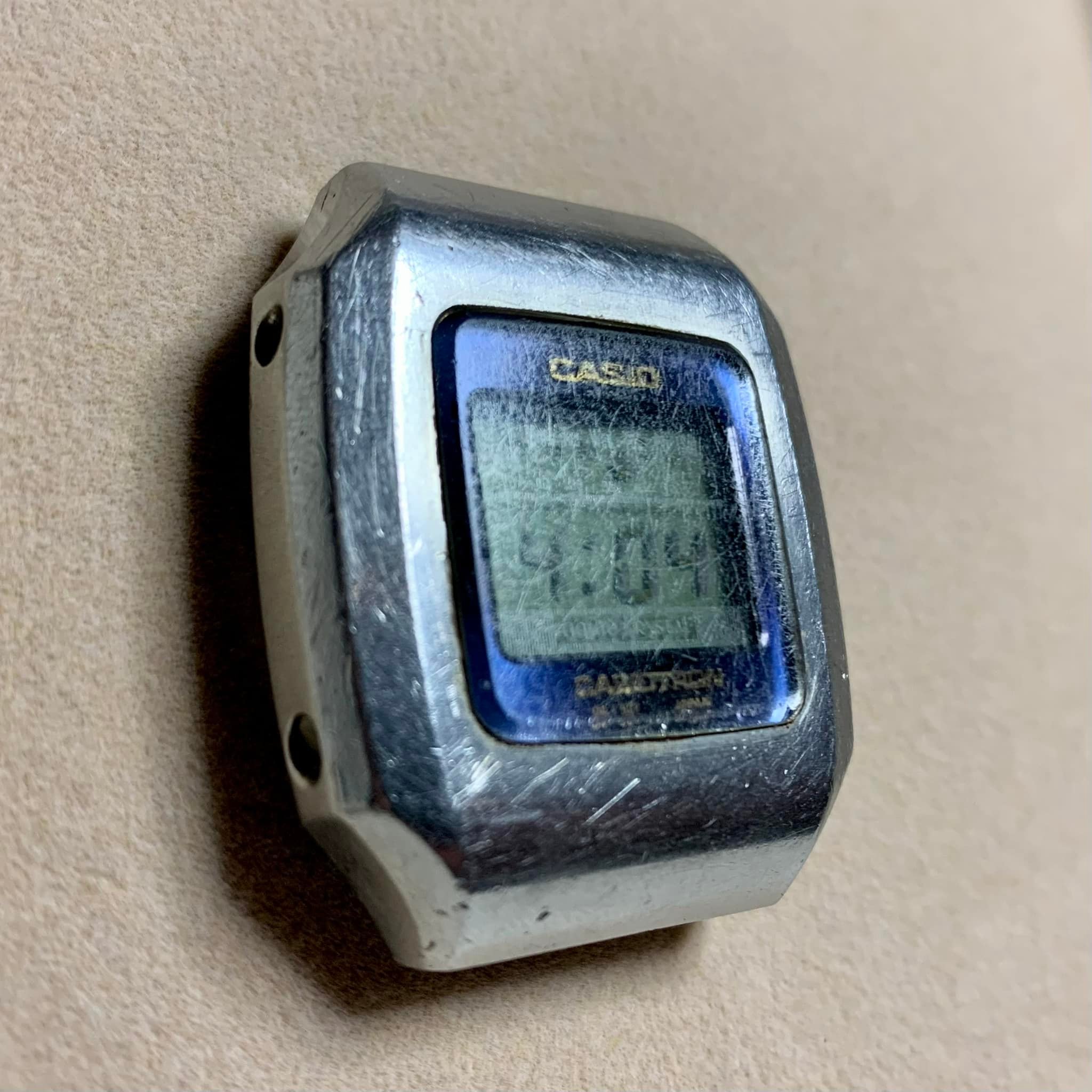 This Casiotron 04-501 from 1975 has probably been through a lot in 