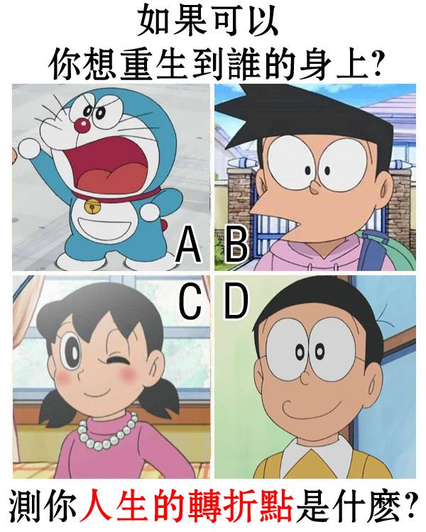 Cartoons, Inc. - 如果可以你想重生到誰的身上？測你人生轉折點是什麼？ 點擊鏈接查看答案 https://fb.gg/play ...