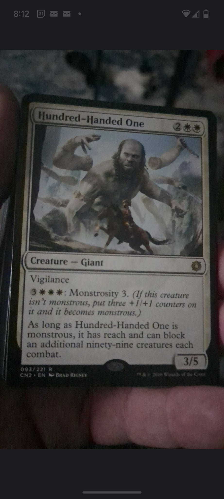 99/99 mtg card Phyrexian Rager (99) Legacy Reforgeds power and toughness are each equal to the greatest mana value among artifacts you control Whack (99) - SNC 