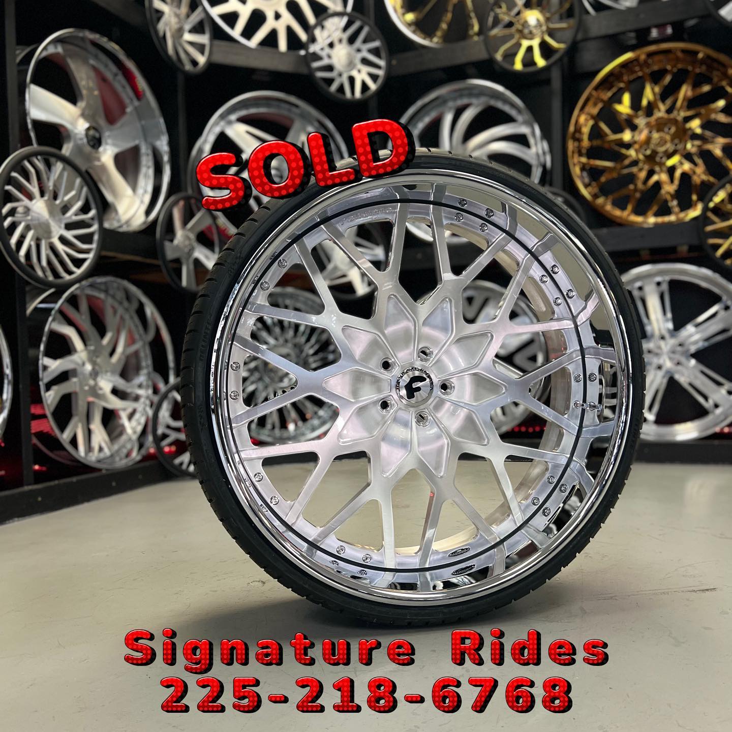 Signature Rides - 💥🗣 SOLD 26” Forgiato NIDDO Brush Chrome...