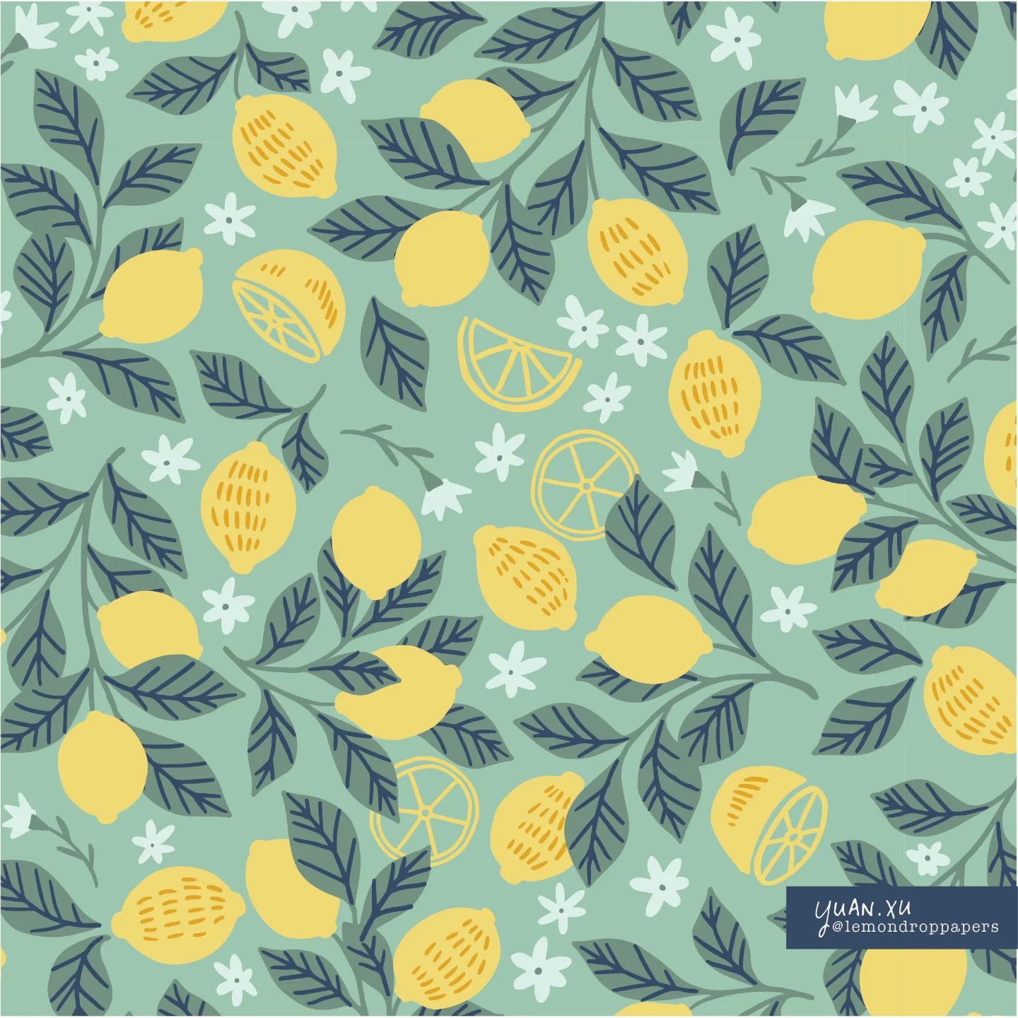 A nice and refreshing pattern to cool... - Lemon Drop Papers | Facebook