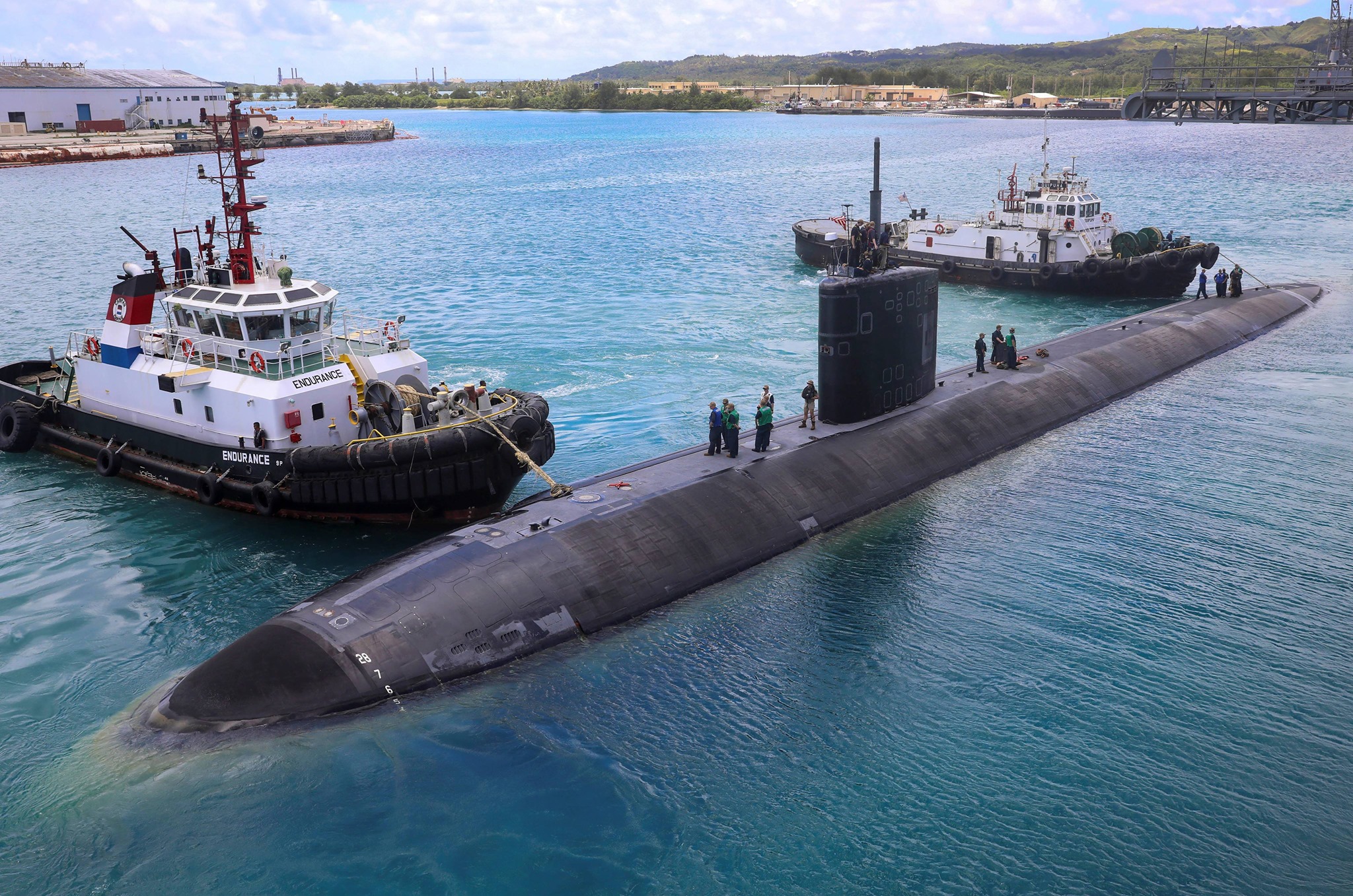 U.S. Pacific Fleet - APRA HARBOR, Guam (July 8, 2021) The Los Angeles ...
