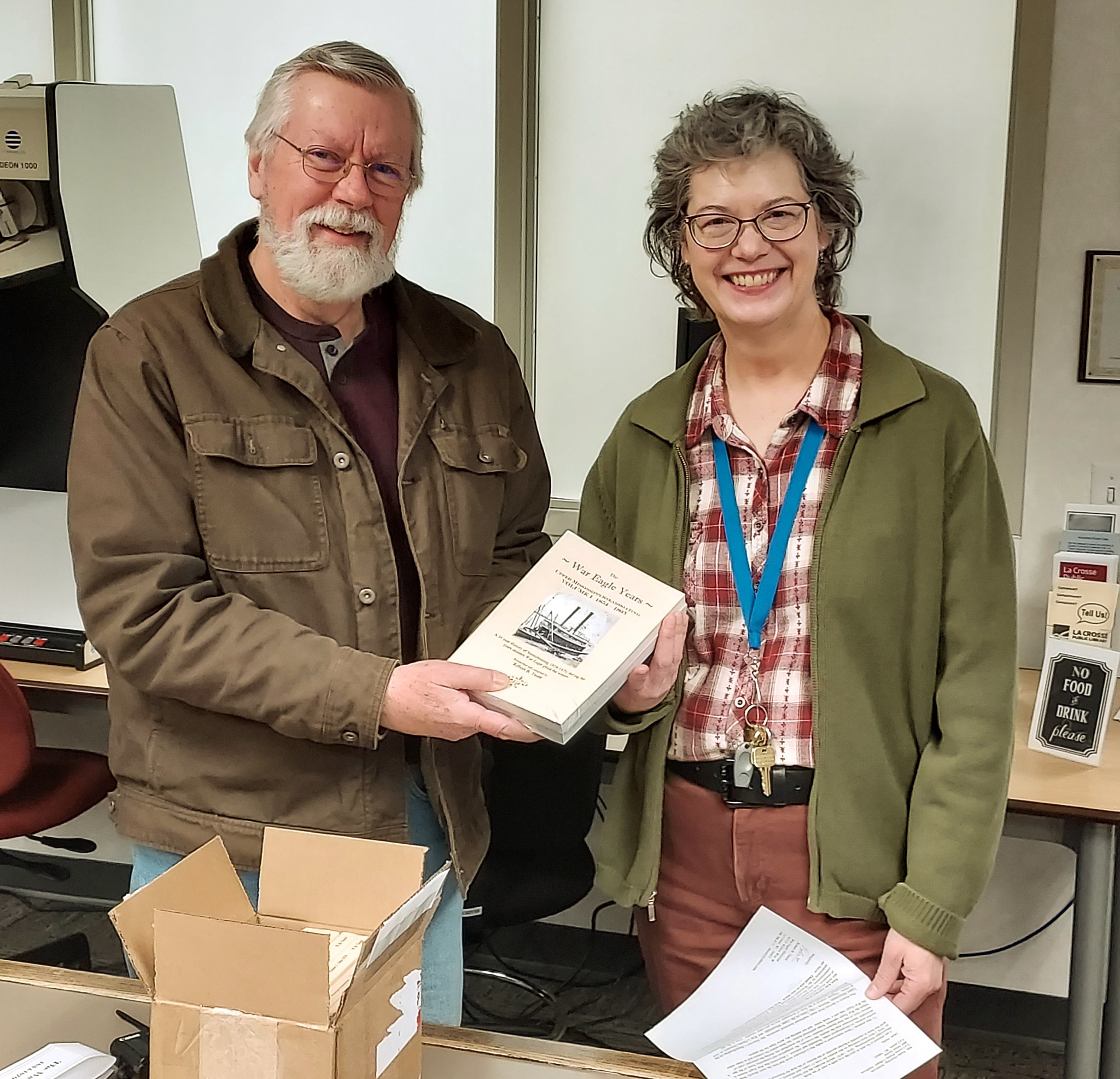 La Crosse Public Library - Local historian Robert 
