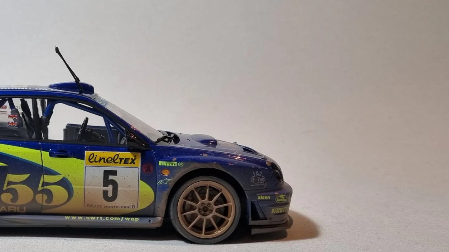 Finished 2001 Subaru Impreza WRC model after 6 years