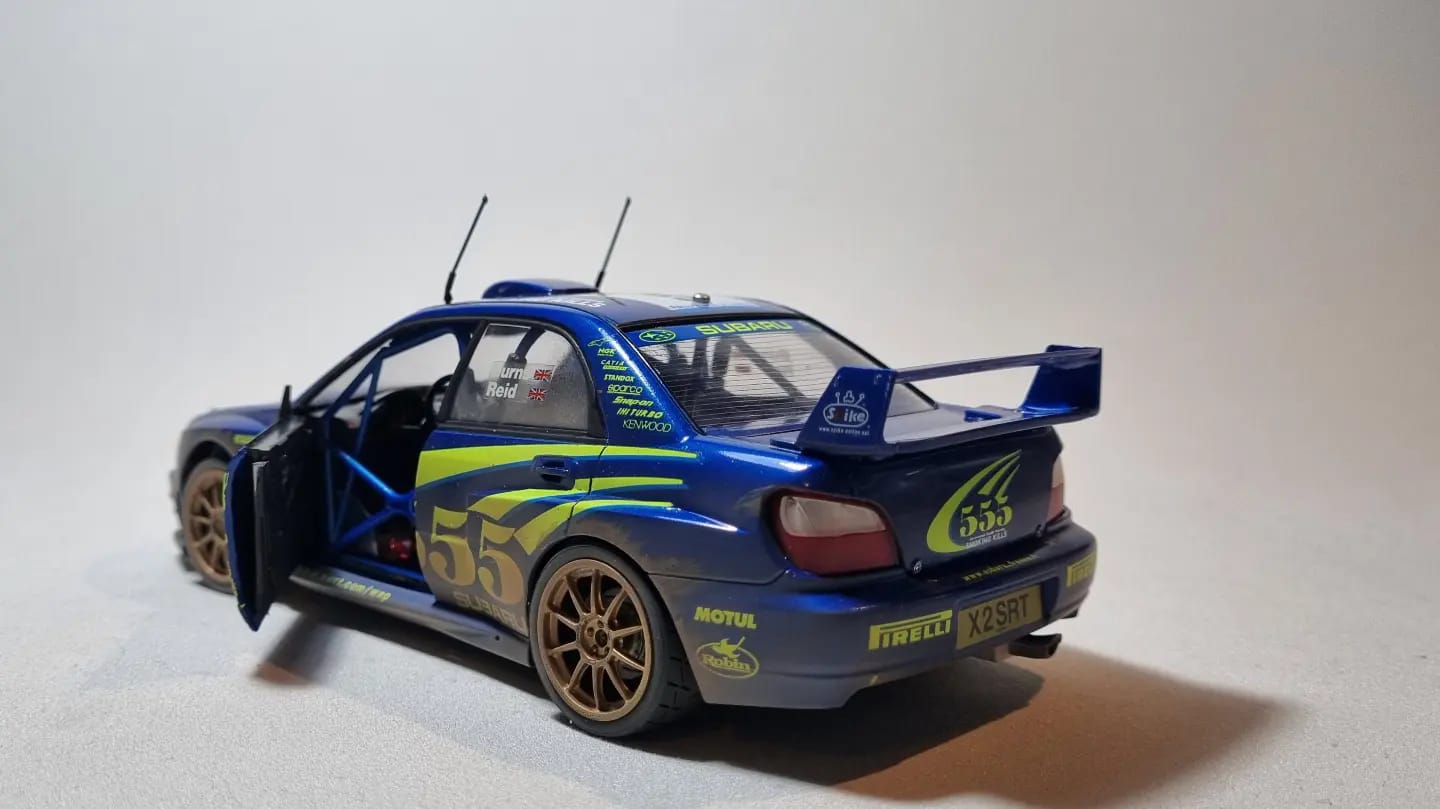 Finished 2001 Subaru Impreza WRC model after 6 years