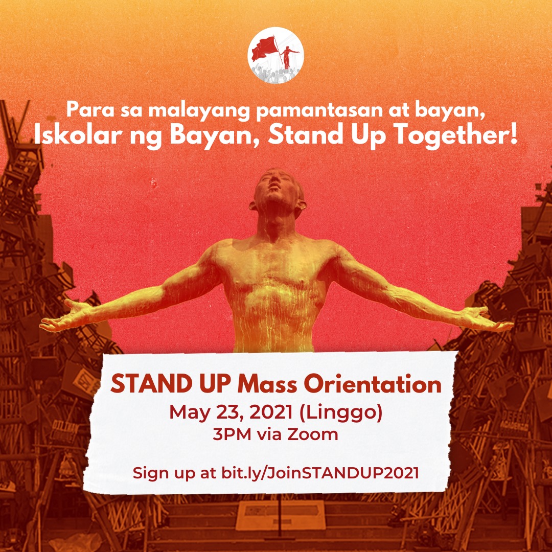 STAND UP - Sa mga nagdaang buwan malinaw ang pagsupil ng... | Facebook
