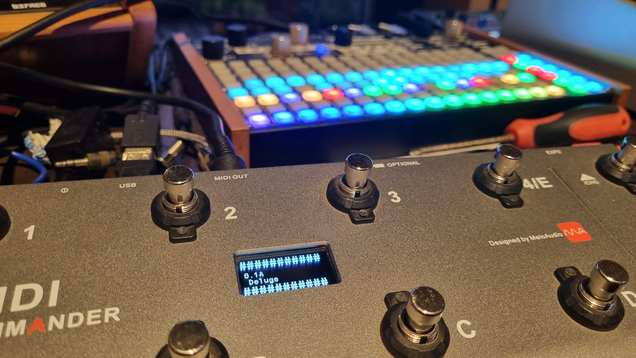 Meloaudio Tone Shifter Mega Audio interface + midi controller.