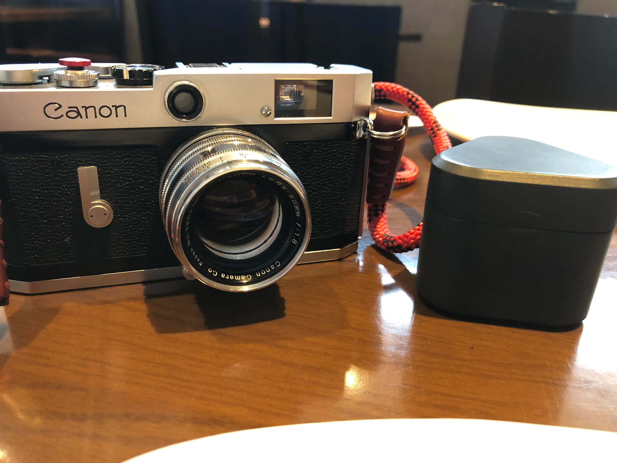 Leica IIIf with Canon Serenar 35mm f/3.5 lens