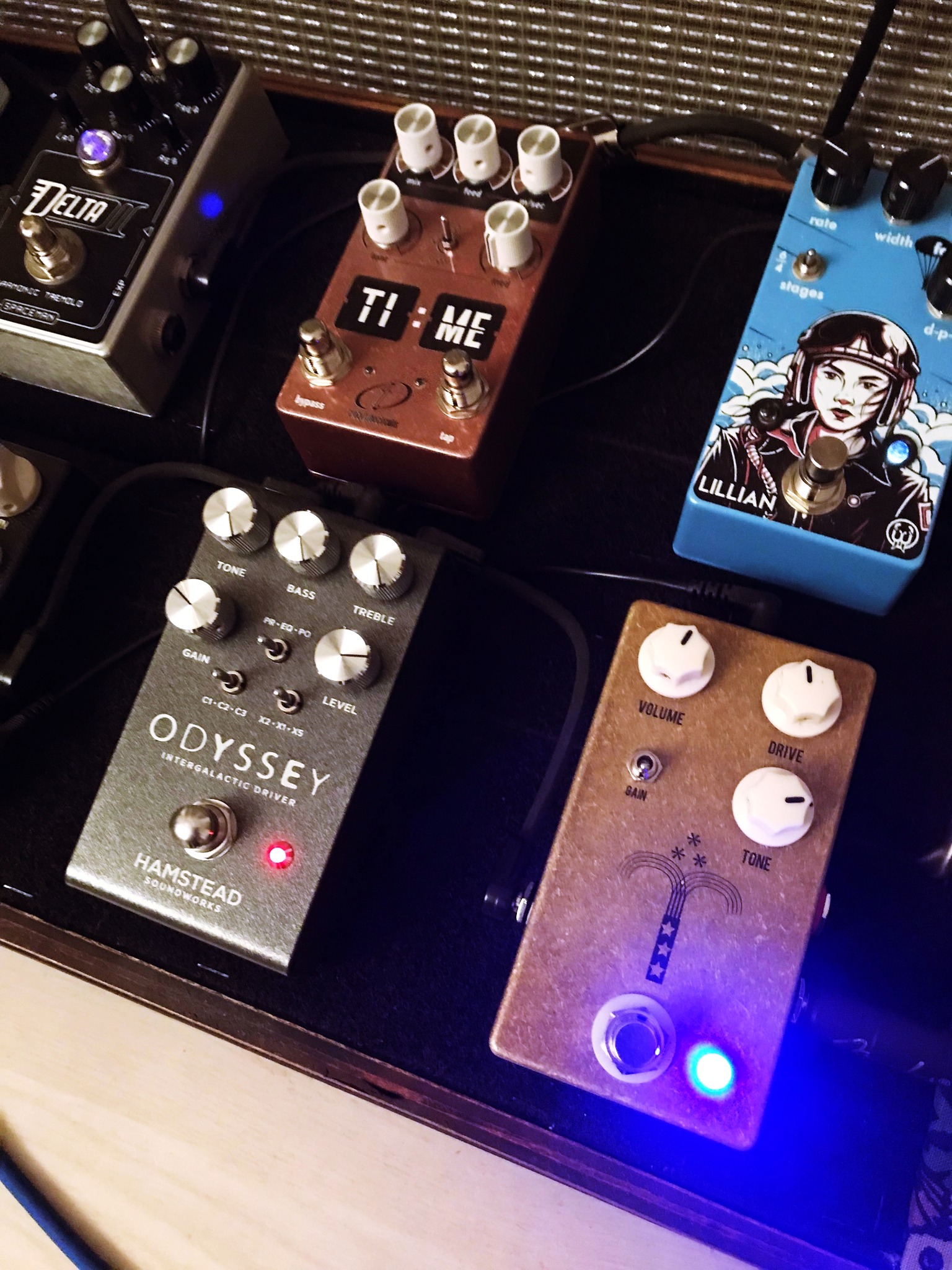 JHS Morning Glory clone overdrive pedal build by Putrid Electronics