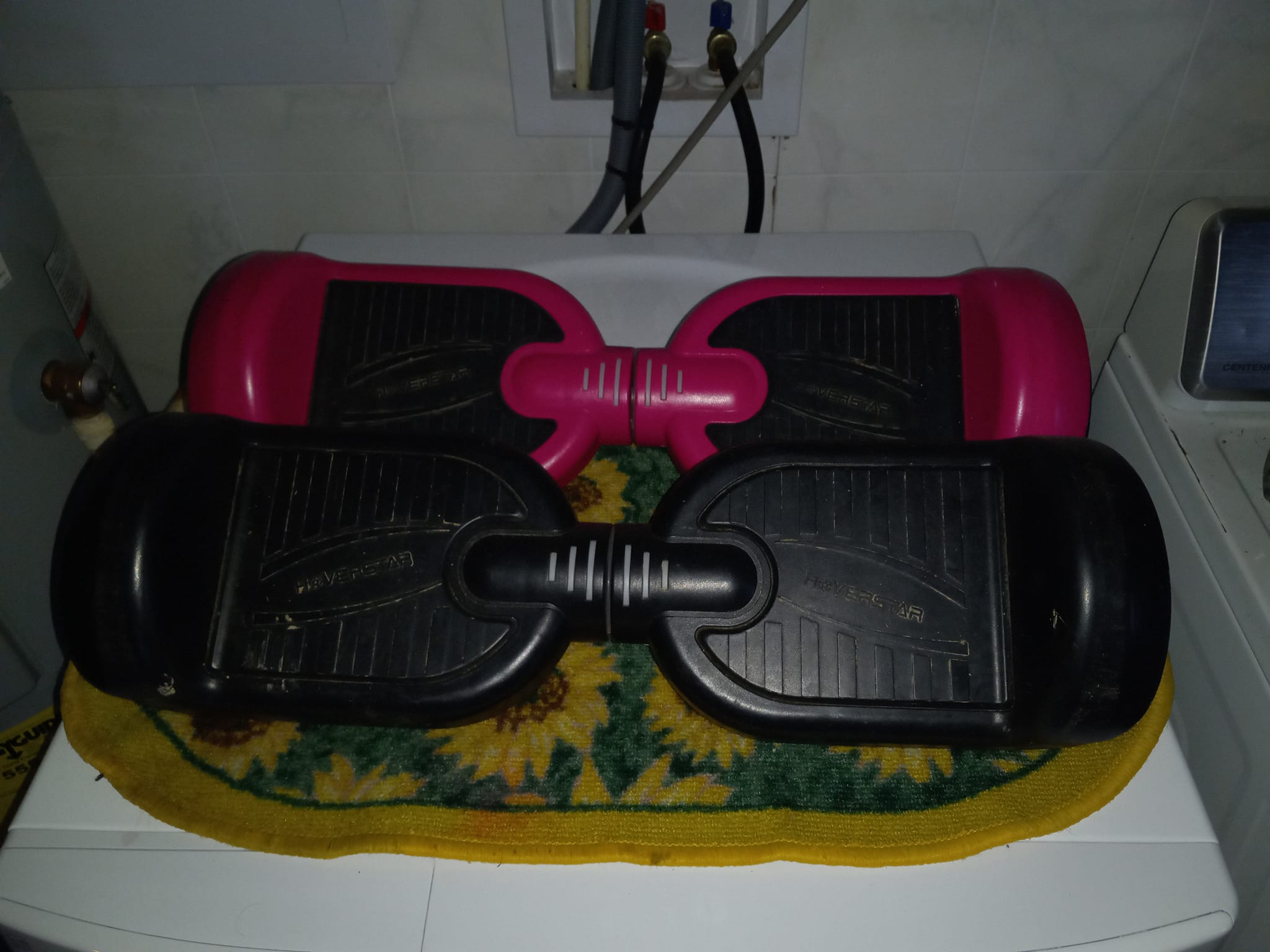 My daughter got a black hoverboard with a pink attachment and  display picture 1
