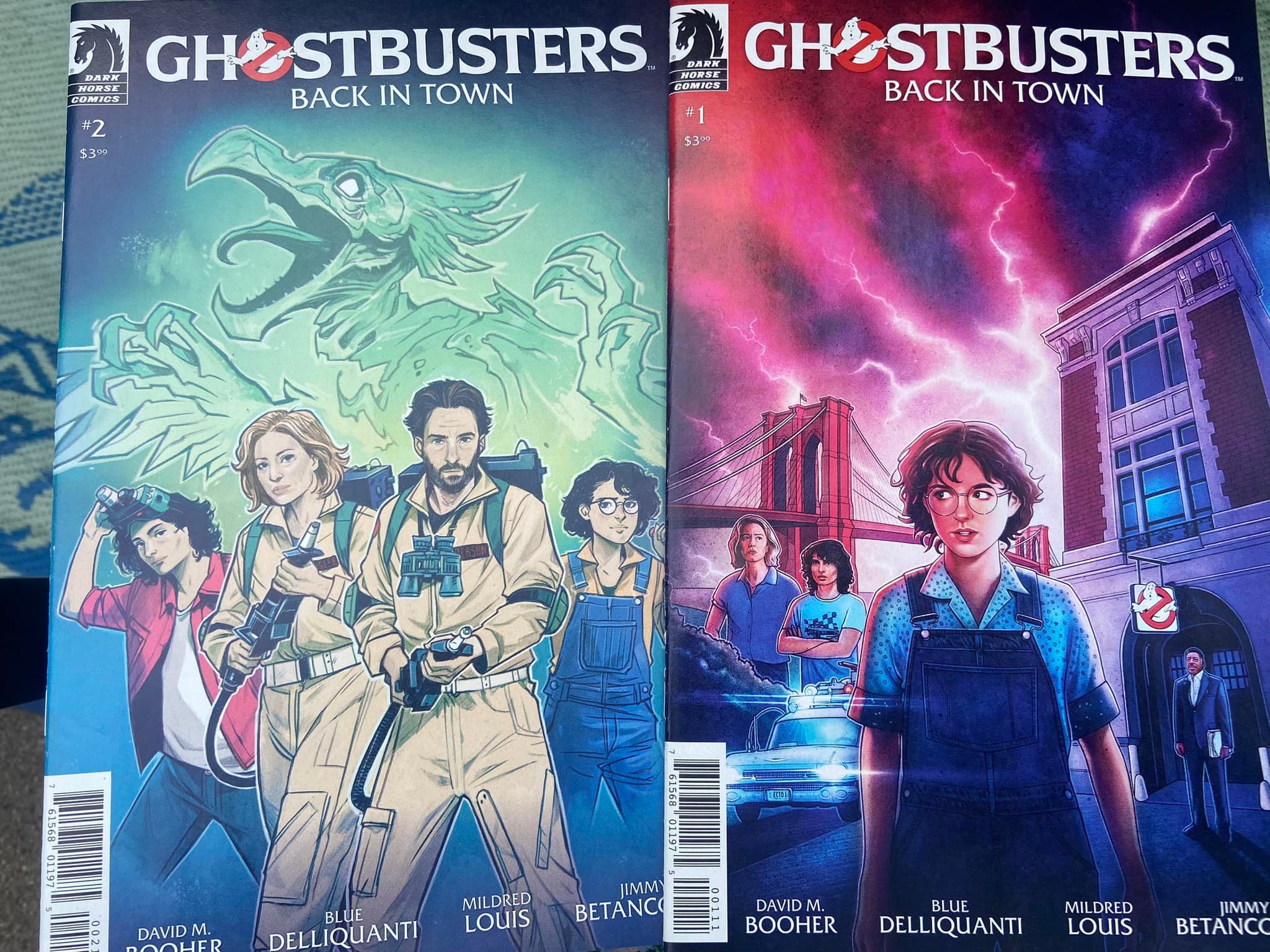 Comic store with Ghostbusters Transformers crossover comics?