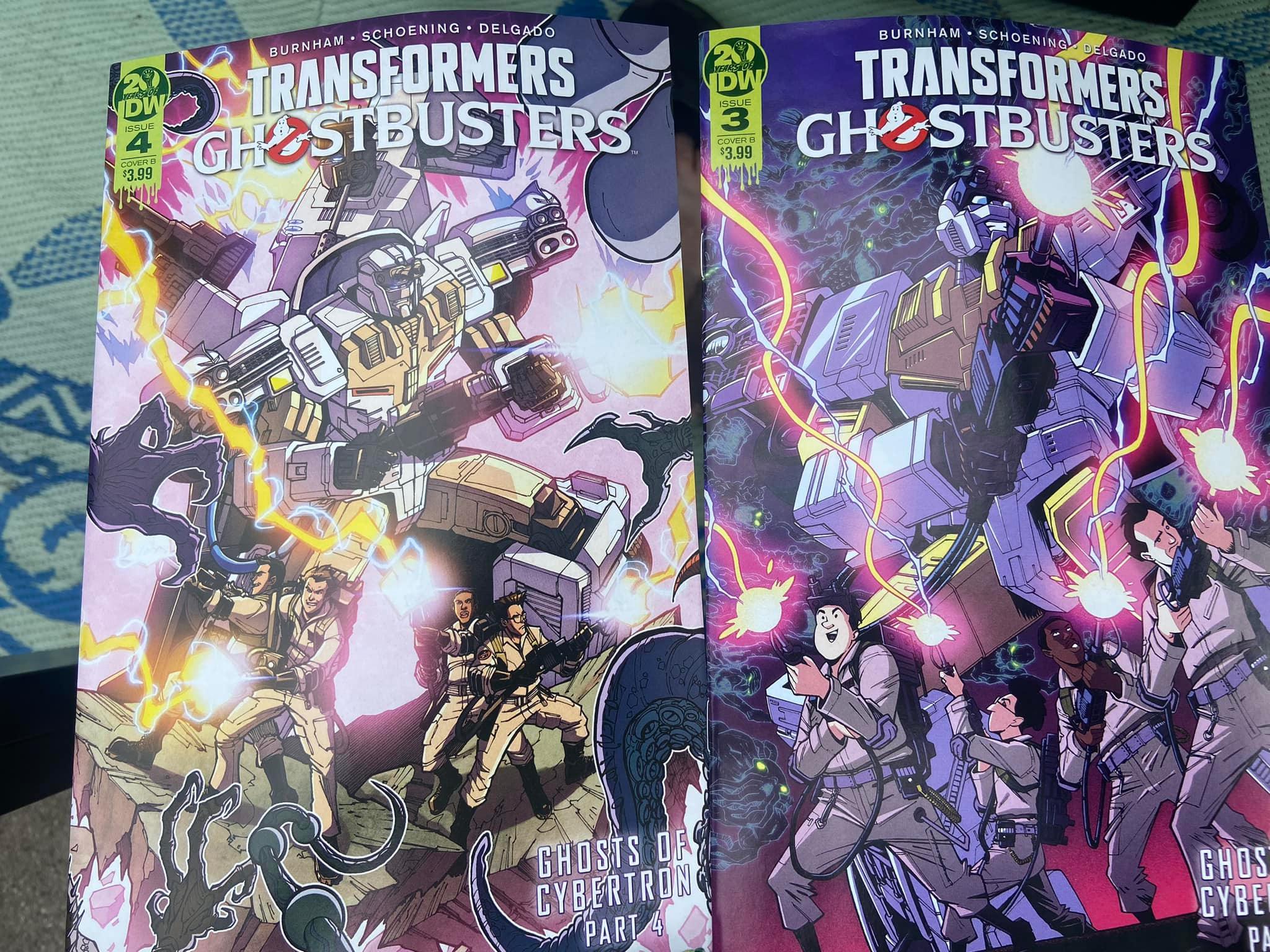 Comic store with Ghostbusters Transformers crossover comics?