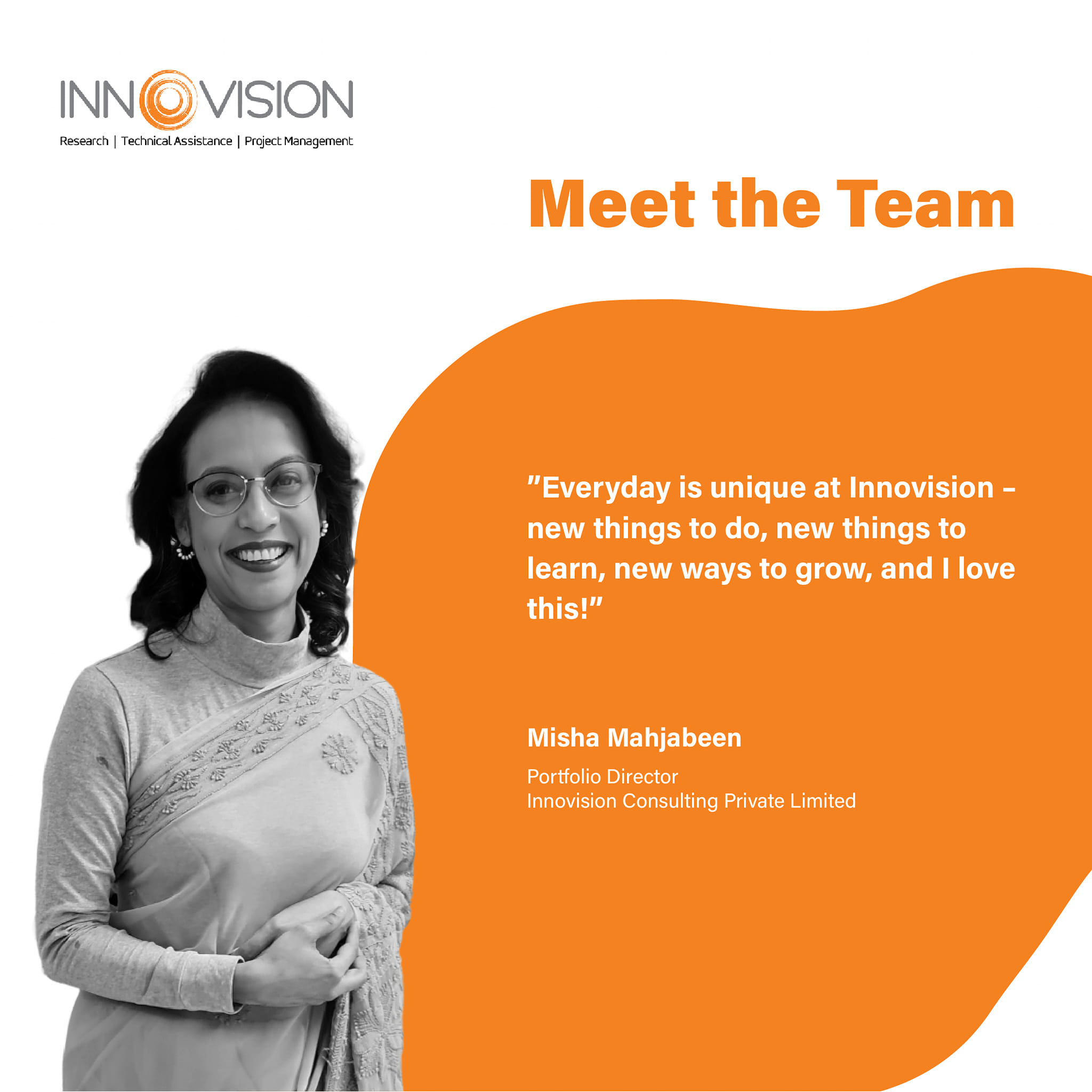 Innovision - Meet Misha Mahjabeen Misha has more than 18 years ...