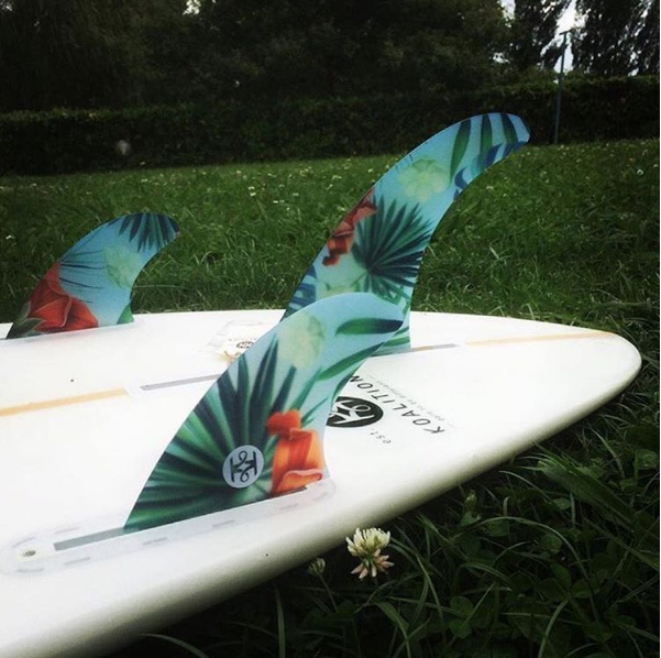 KAI SALLAS Longboard Fins 7.0 Designed by Hawaiian Kai Sallas