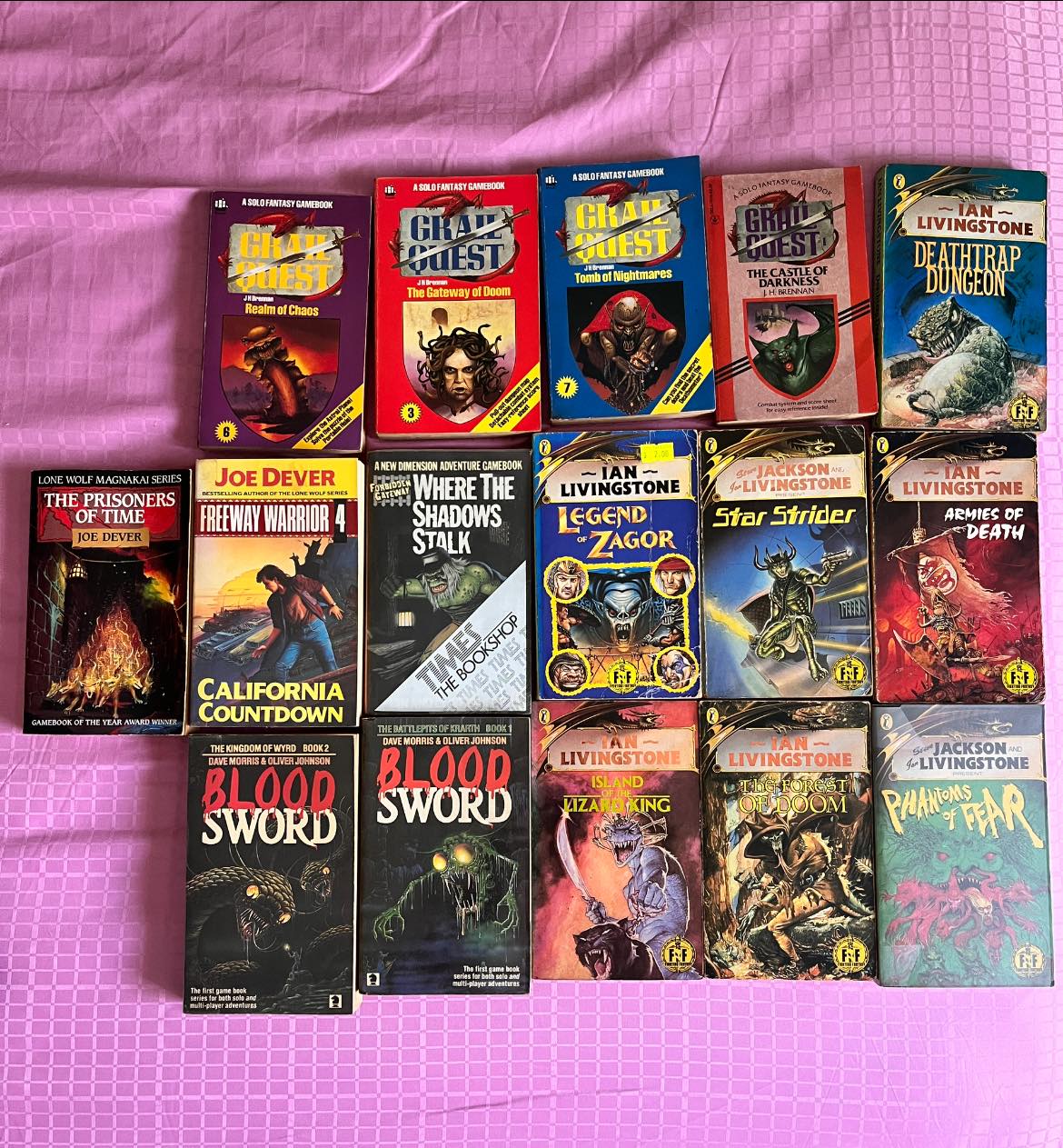 Fighting fantasy gamebook collection and nostalgia