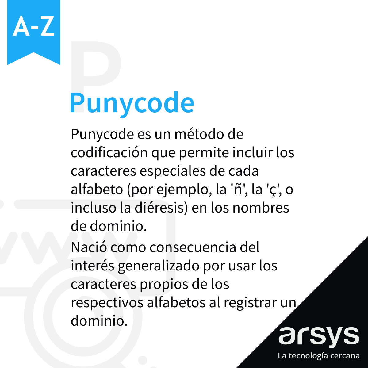 Arsys - ¿Sabes qué es #Punycode? Es un estándar de...