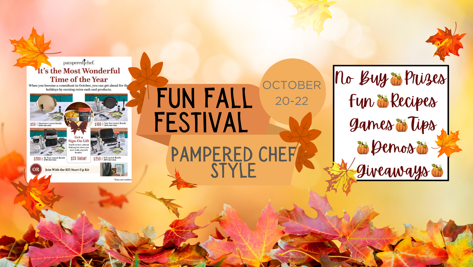 🍁🍂Fun Fall Festival - Pampered Chef Style!! | Facebook