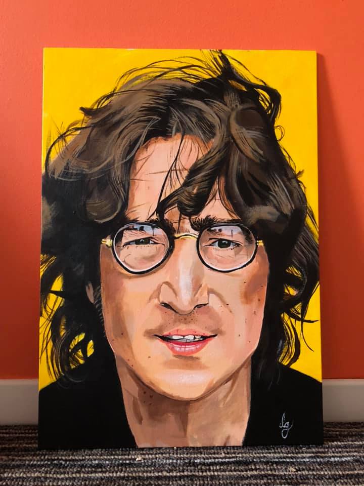 John Lennon's iconic self-portrait which is recognised the world