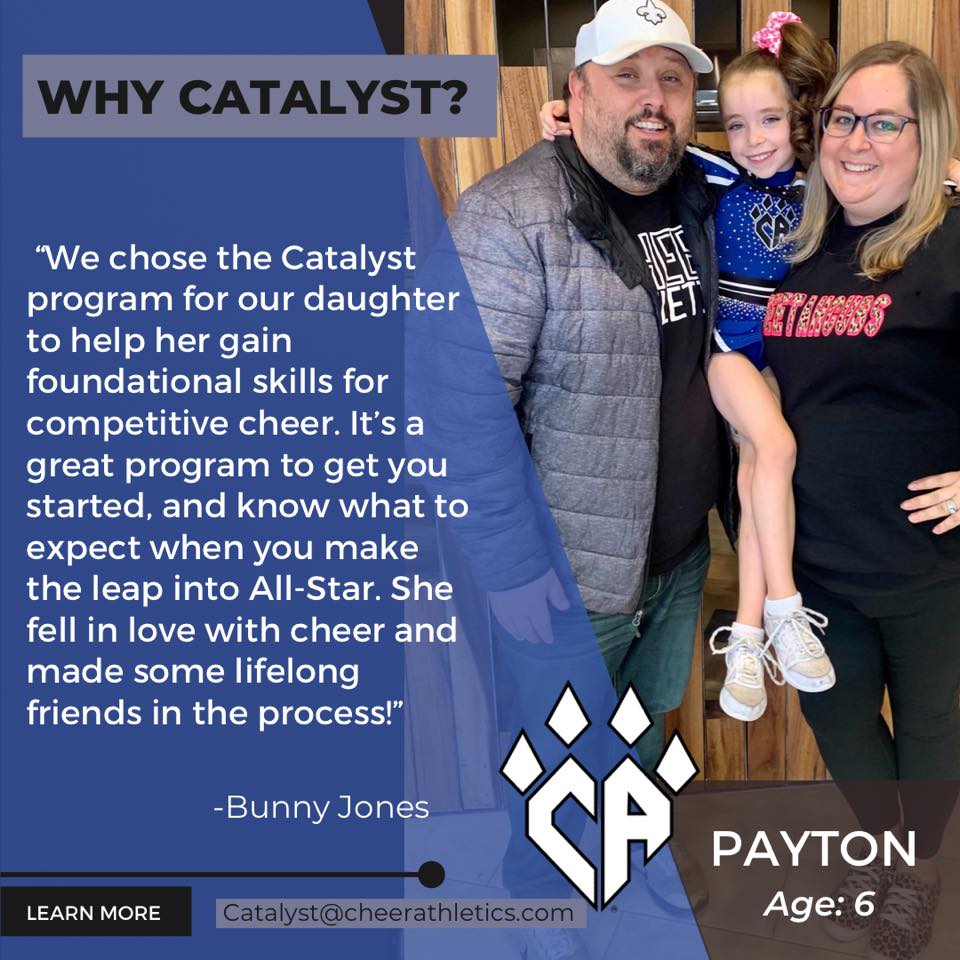 Cheer Athletics - Everyone has their reasons why Catalyst was right for ...