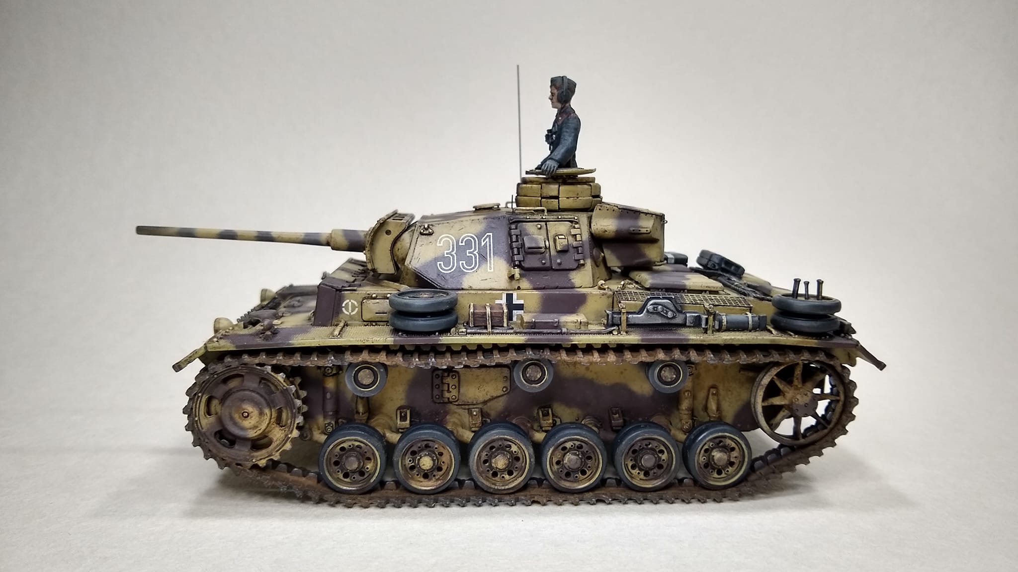 Hello all, this is my Panzer III Ausf. N finally finished